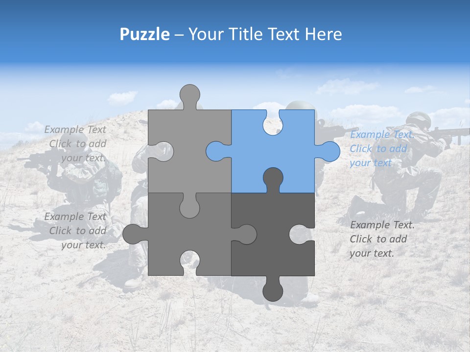 Rifle Infantry Military PowerPoint Template