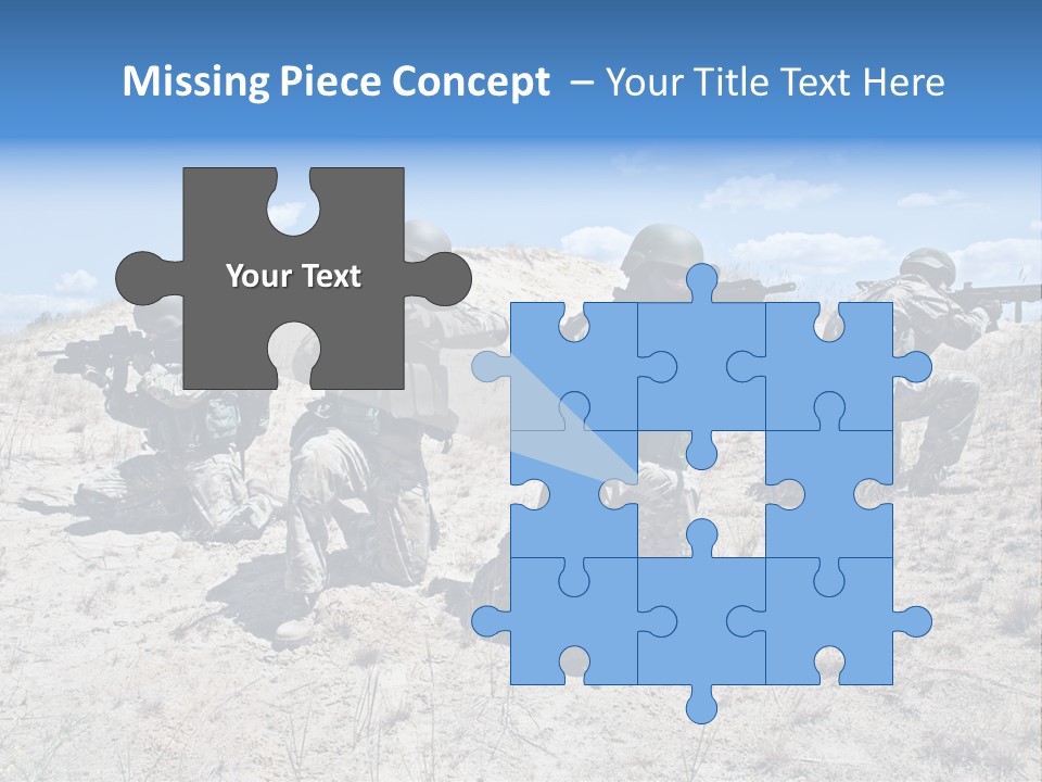 Rifle Infantry Military PowerPoint Template