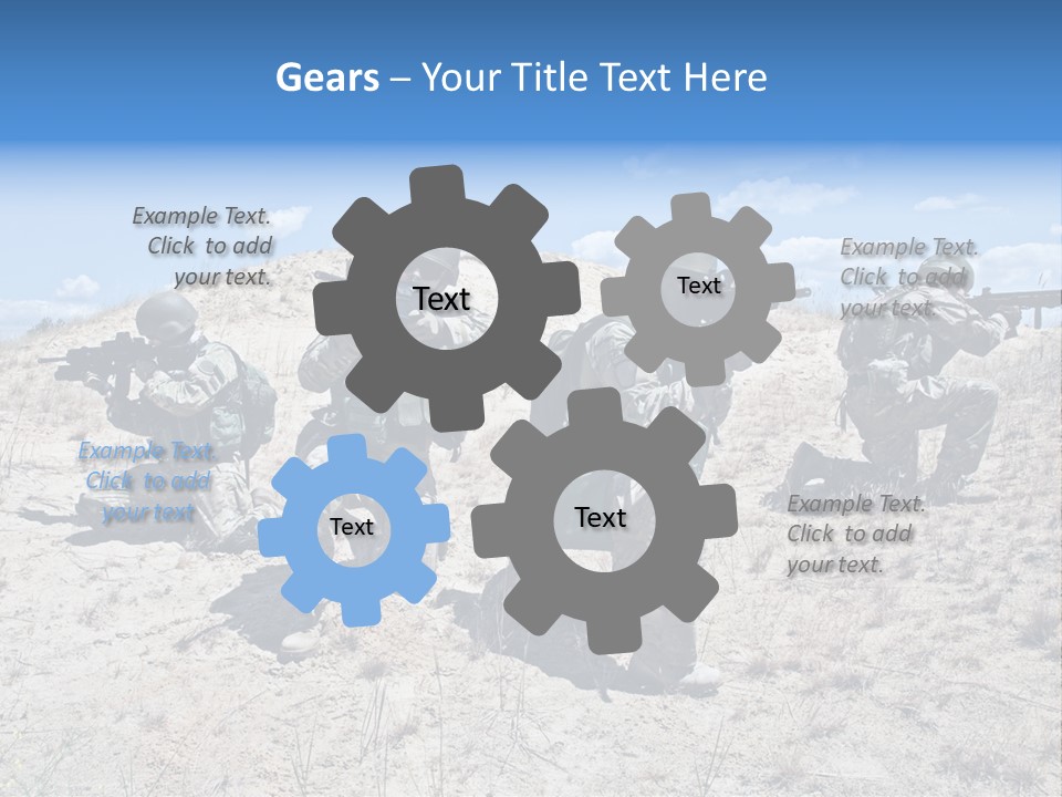 Rifle Infantry Military PowerPoint Template