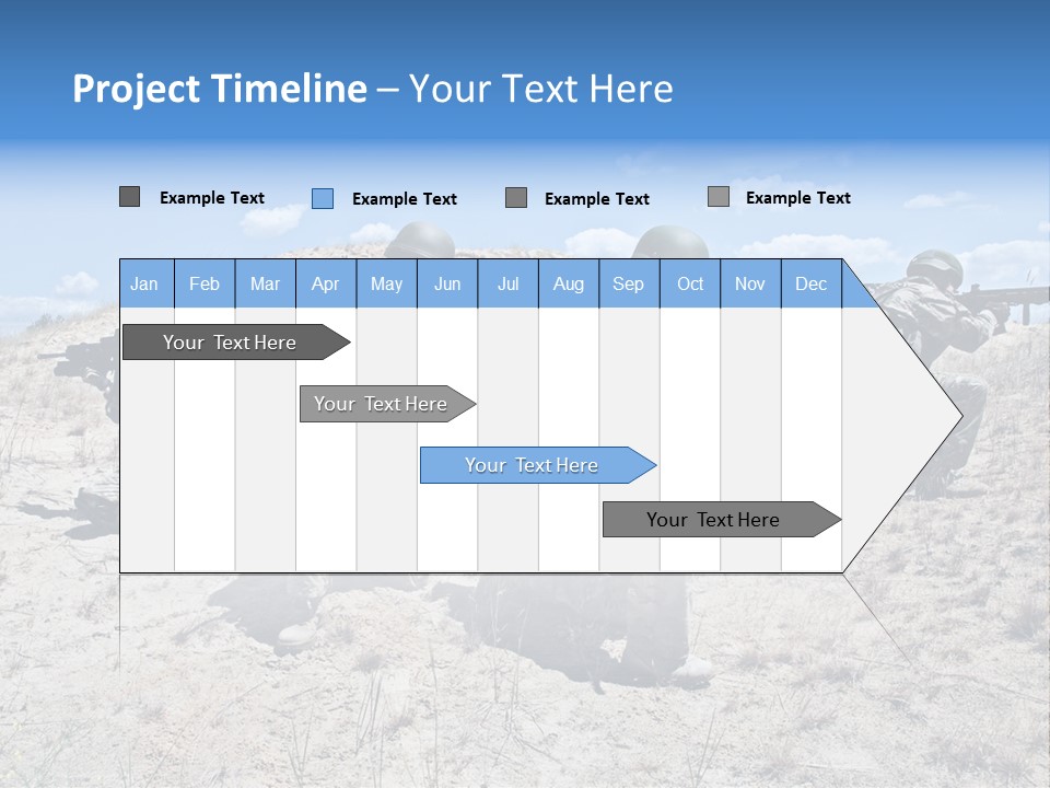 Rifle Infantry Military PowerPoint Template
