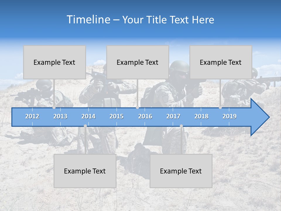 Rifle Infantry Military PowerPoint Template