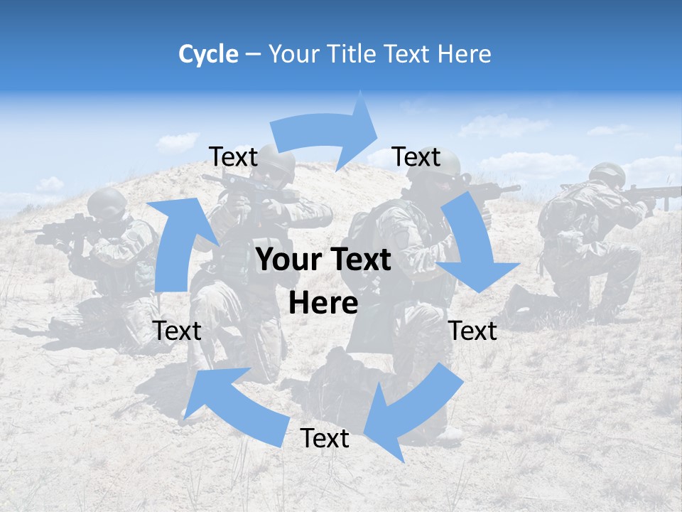 Rifle Infantry Military PowerPoint Template