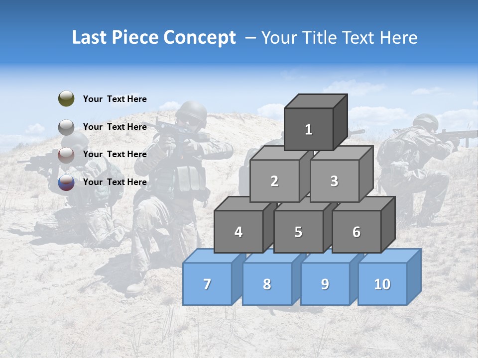 Rifle Infantry Military PowerPoint Template