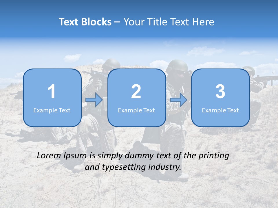 Rifle Infantry Military PowerPoint Template