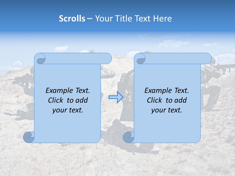Rifle Infantry Military PowerPoint Template