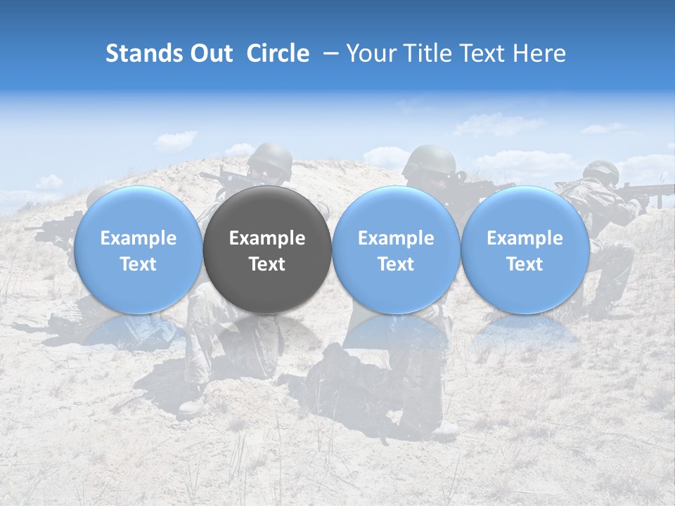 Rifle Infantry Military PowerPoint Template