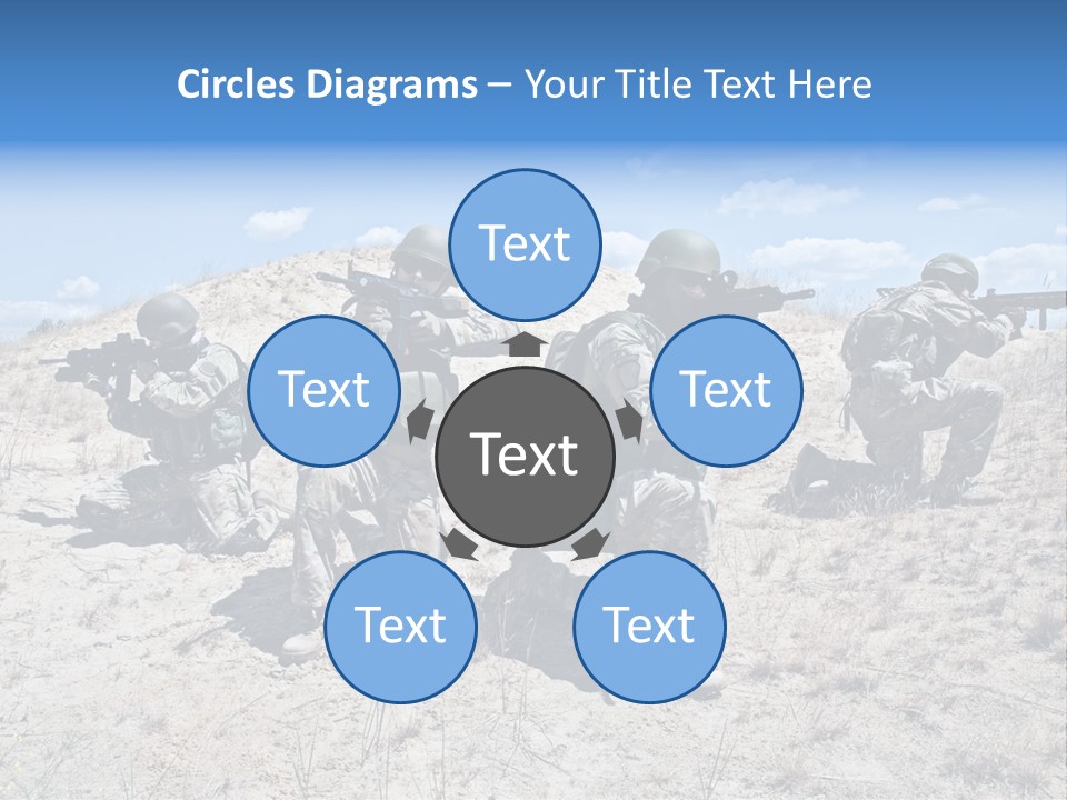 Rifle Infantry Military PowerPoint Template