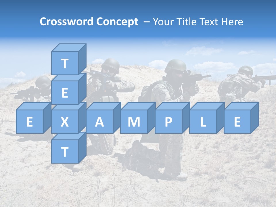 Rifle Infantry Military PowerPoint Template