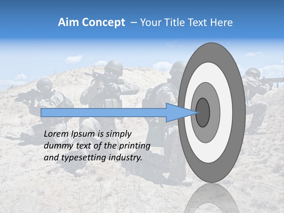 Rifle Infantry Military PowerPoint Template