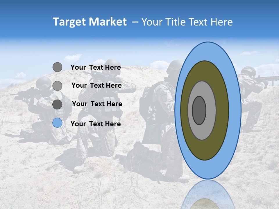Rifle Infantry Military PowerPoint Template
