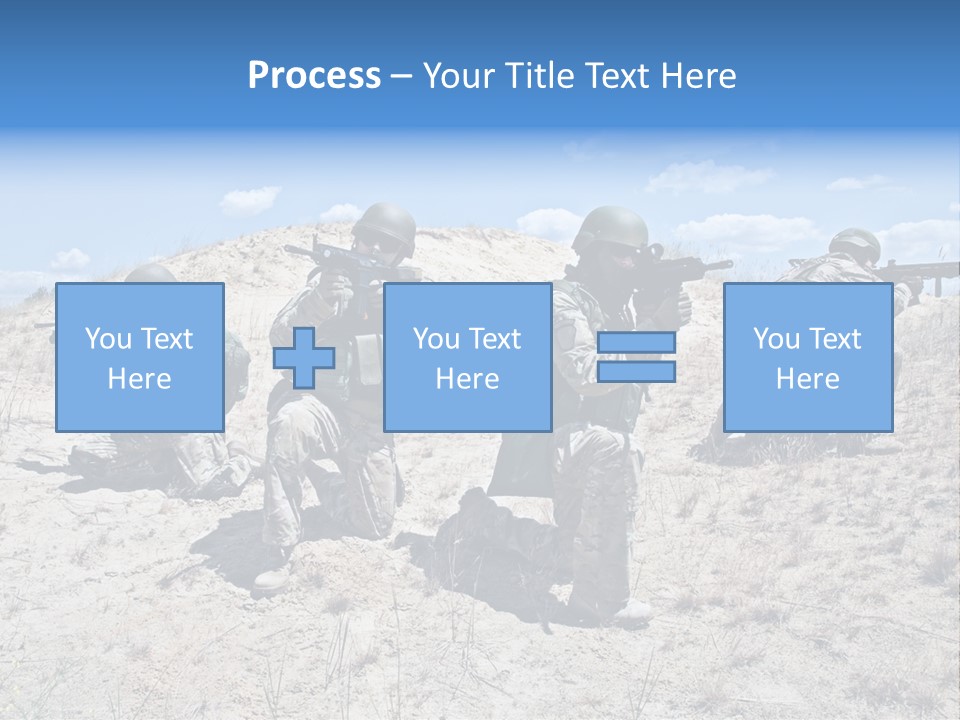 Rifle Infantry Military PowerPoint Template