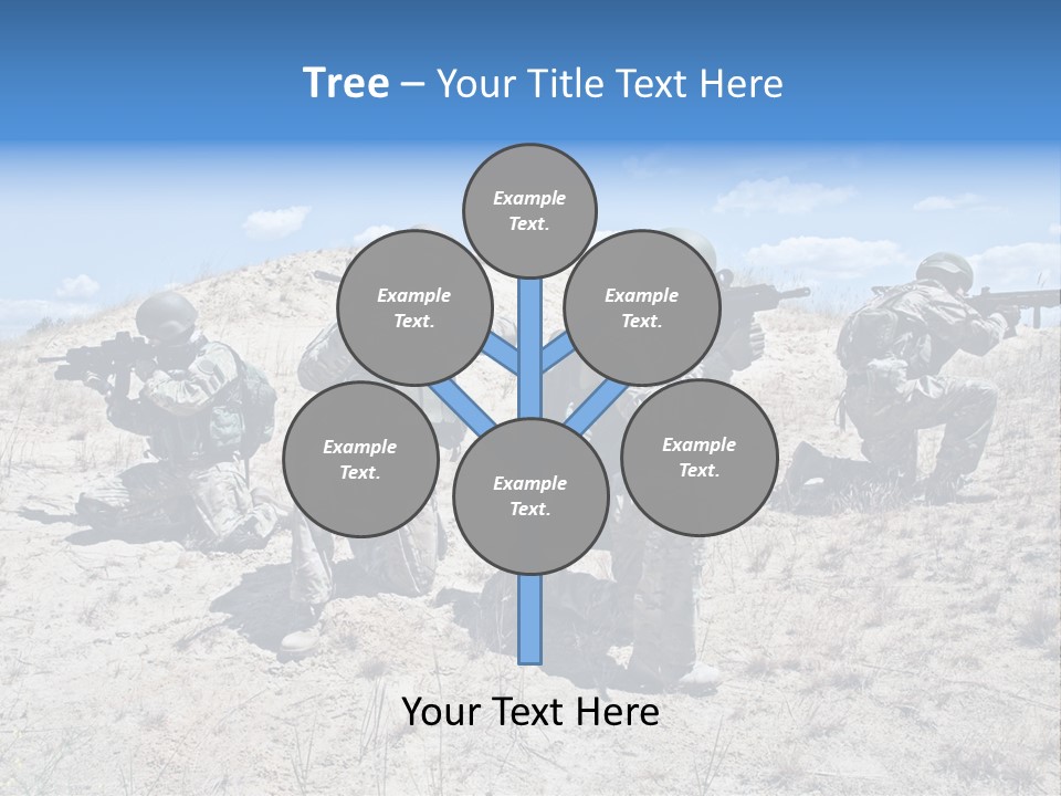 Rifle Infantry Military PowerPoint Template