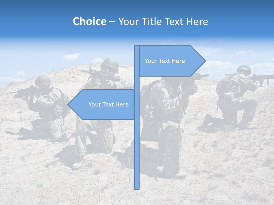 Rifle Infantry Military PowerPoint Template