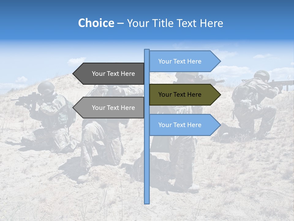 Rifle Infantry Military PowerPoint Template