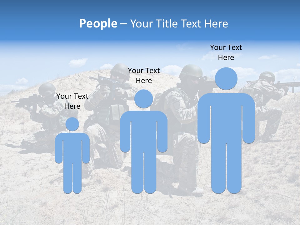 Rifle Infantry Military PowerPoint Template