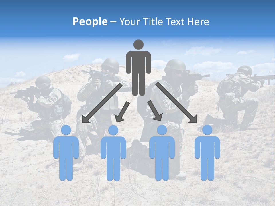 Rifle Infantry Military PowerPoint Template