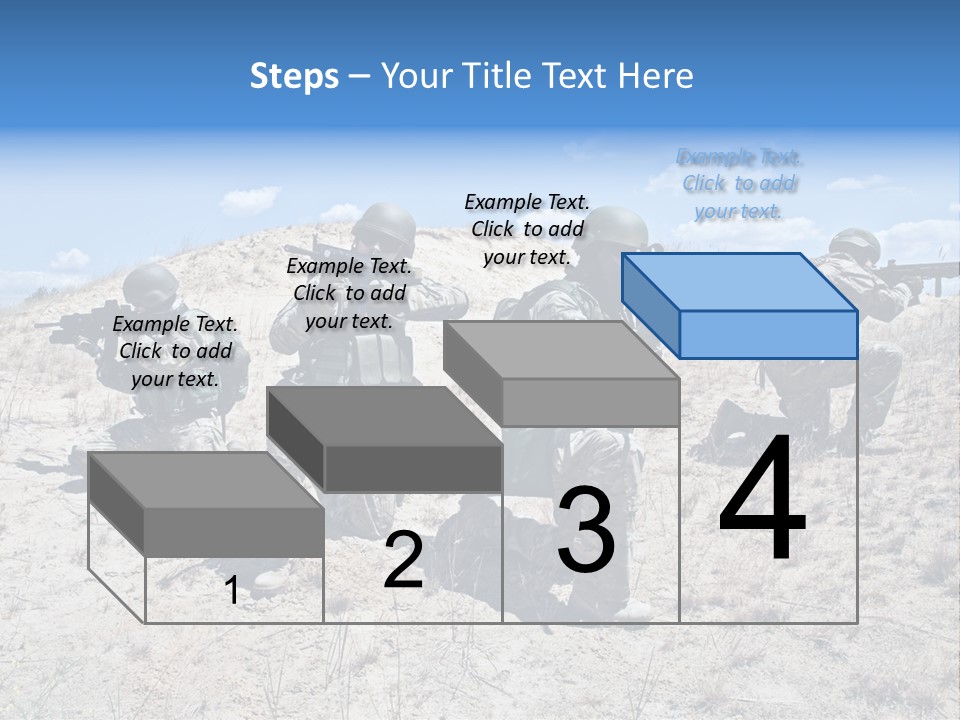 Rifle Infantry Military PowerPoint Template