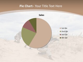 Infantry American Soldier Running PowerPoint Template