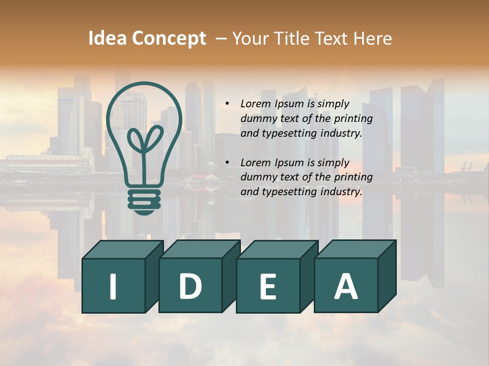 Modern Finance Site PowerPoint Template
