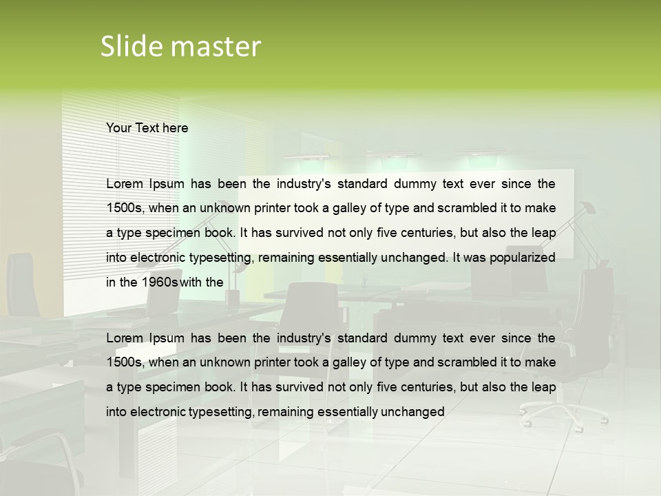 Structure Wall Table PowerPoint Template