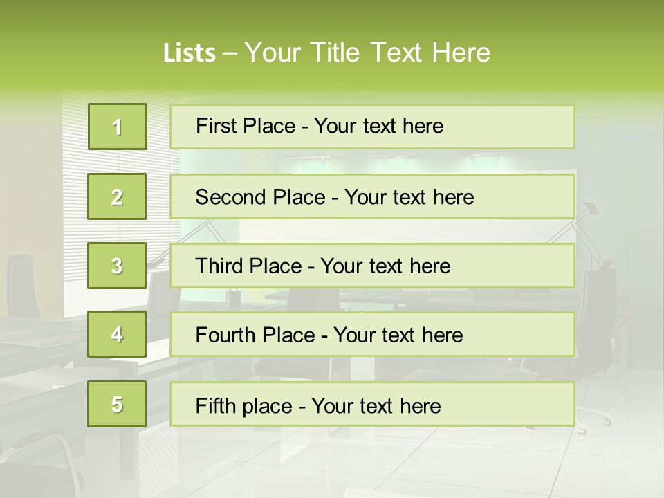 Structure Wall Table PowerPoint Template