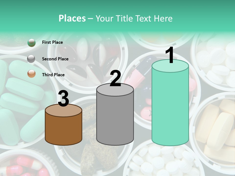 Pharmacy Drug Bottle PowerPoint Template