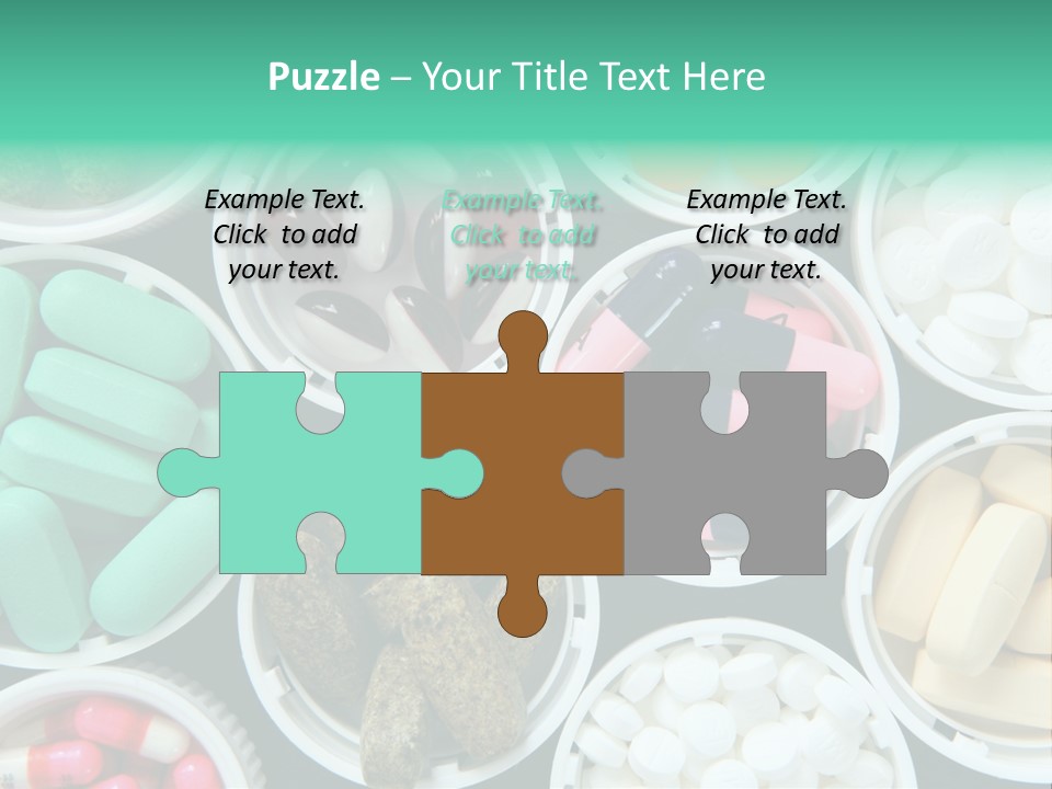 Pharmacy Drug Bottle PowerPoint Template