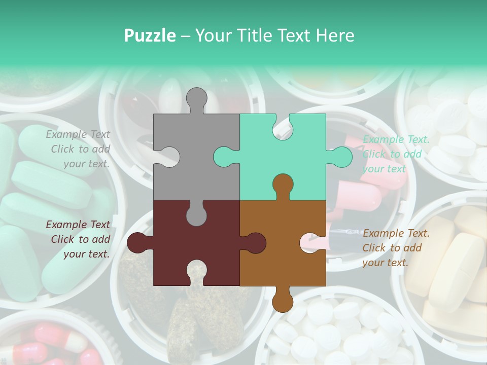 Pharmacy Drug Bottle PowerPoint Template