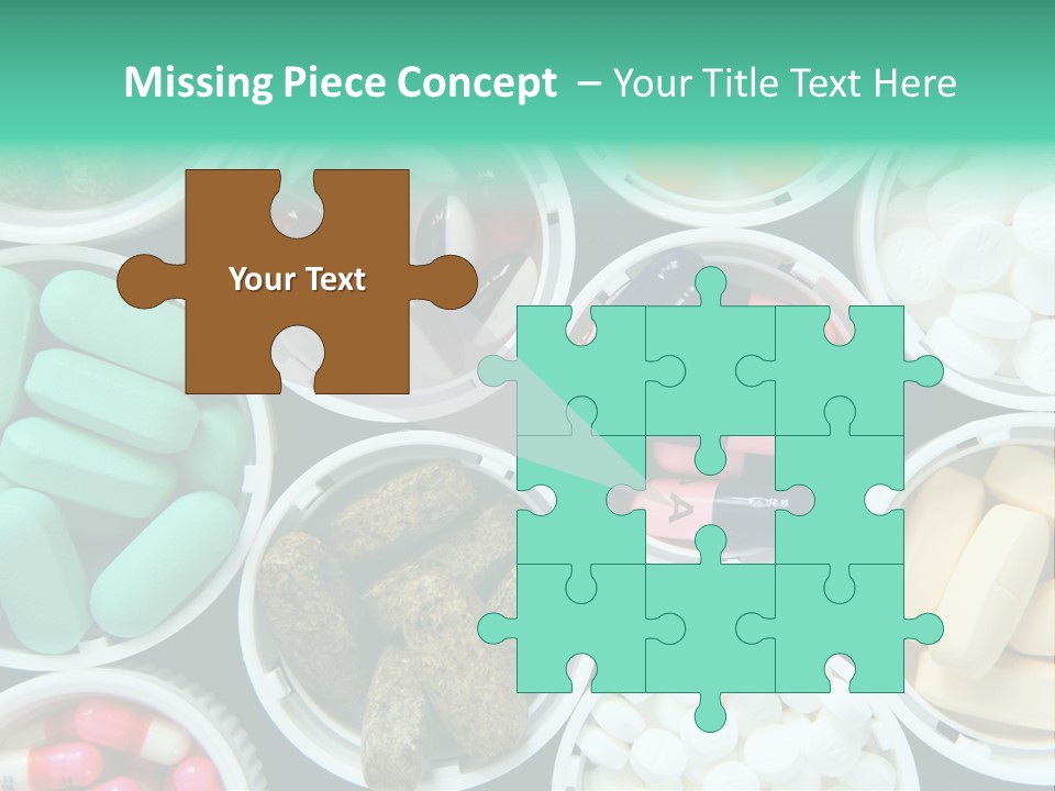 Pharmacy Drug Bottle PowerPoint Template