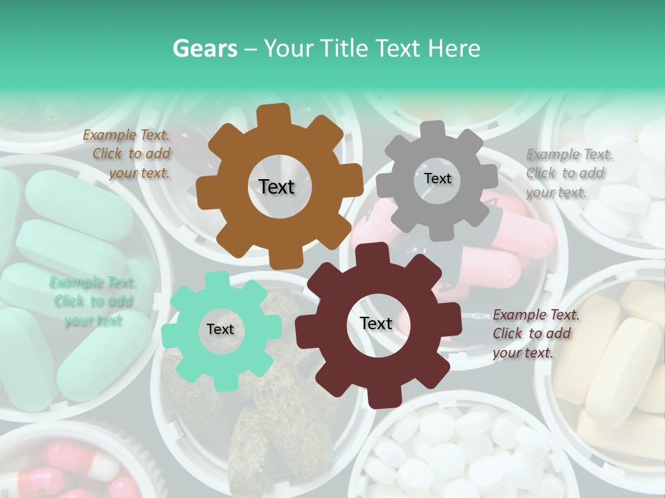 Pharmacy Drug Bottle PowerPoint Template