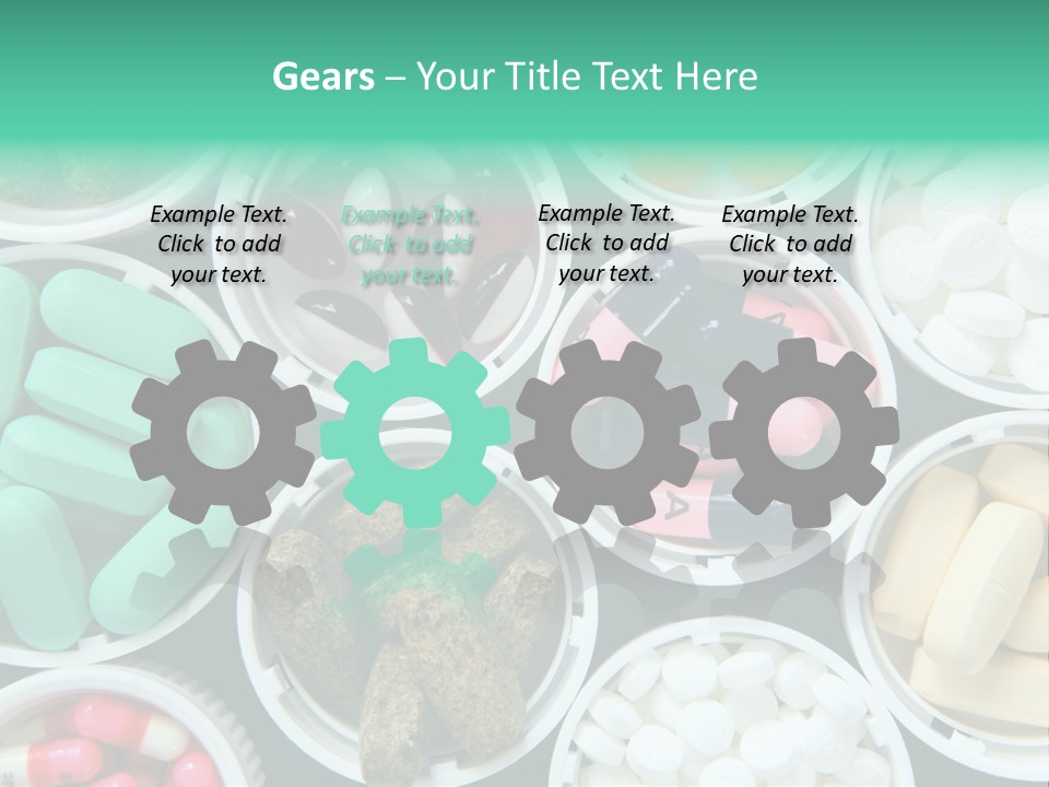 Pharmacy Drug Bottle PowerPoint Template