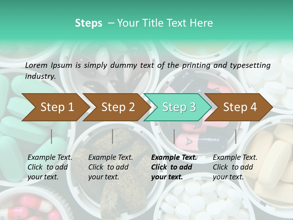 Pharmacy Drug Bottle PowerPoint Template