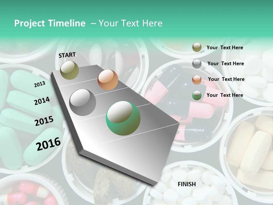Pharmacy Drug Bottle PowerPoint Template