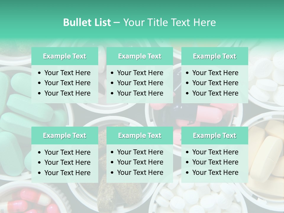 Pharmacy Drug Bottle PowerPoint Template