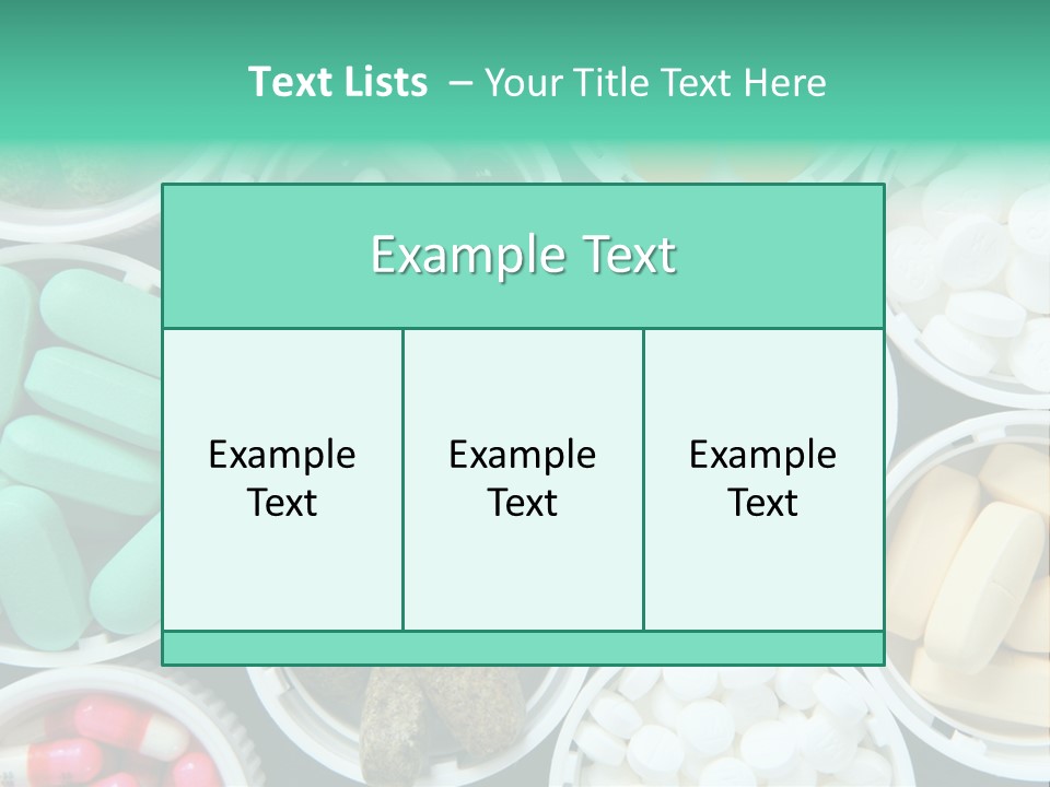 Pharmacy Drug Bottle PowerPoint Template