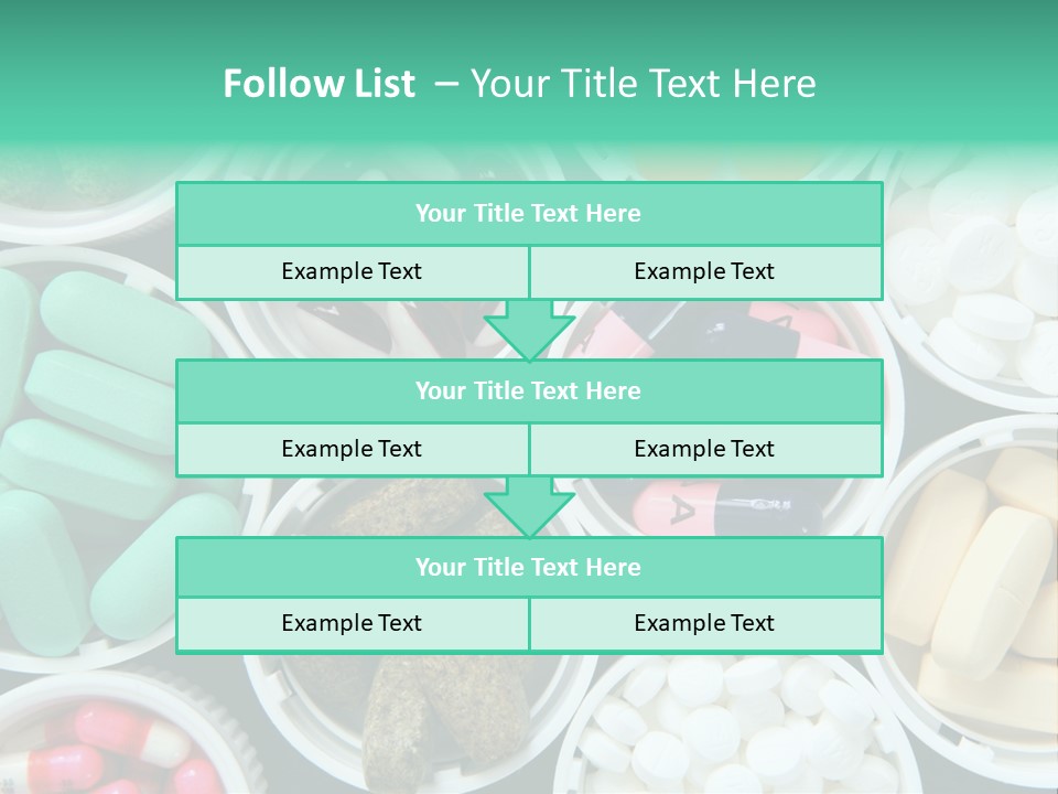 Pharmacy Drug Bottle PowerPoint Template