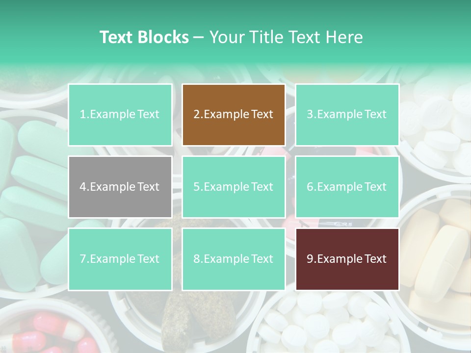Pharmacy Drug Bottle PowerPoint Template