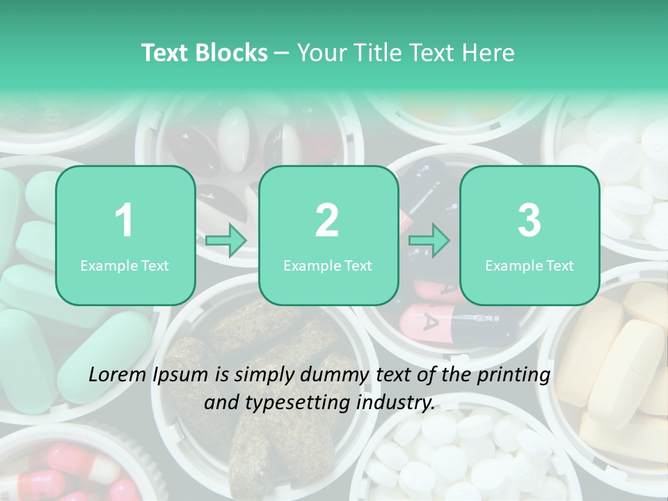 Pharmacy Drug Bottle PowerPoint Template