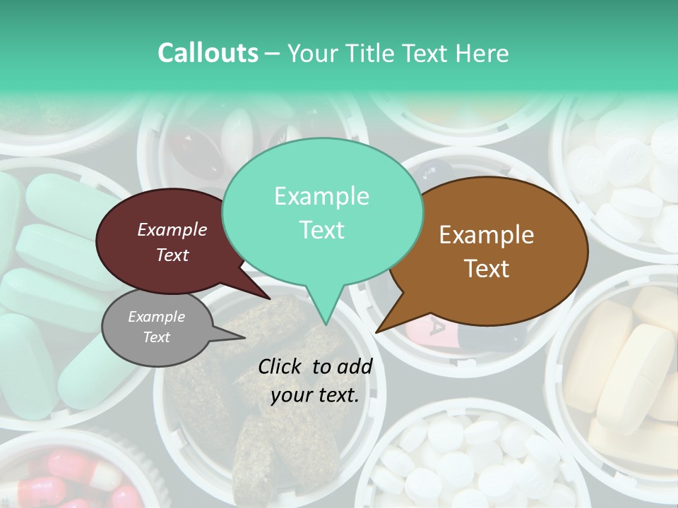 Pharmacy Drug Bottle PowerPoint Template