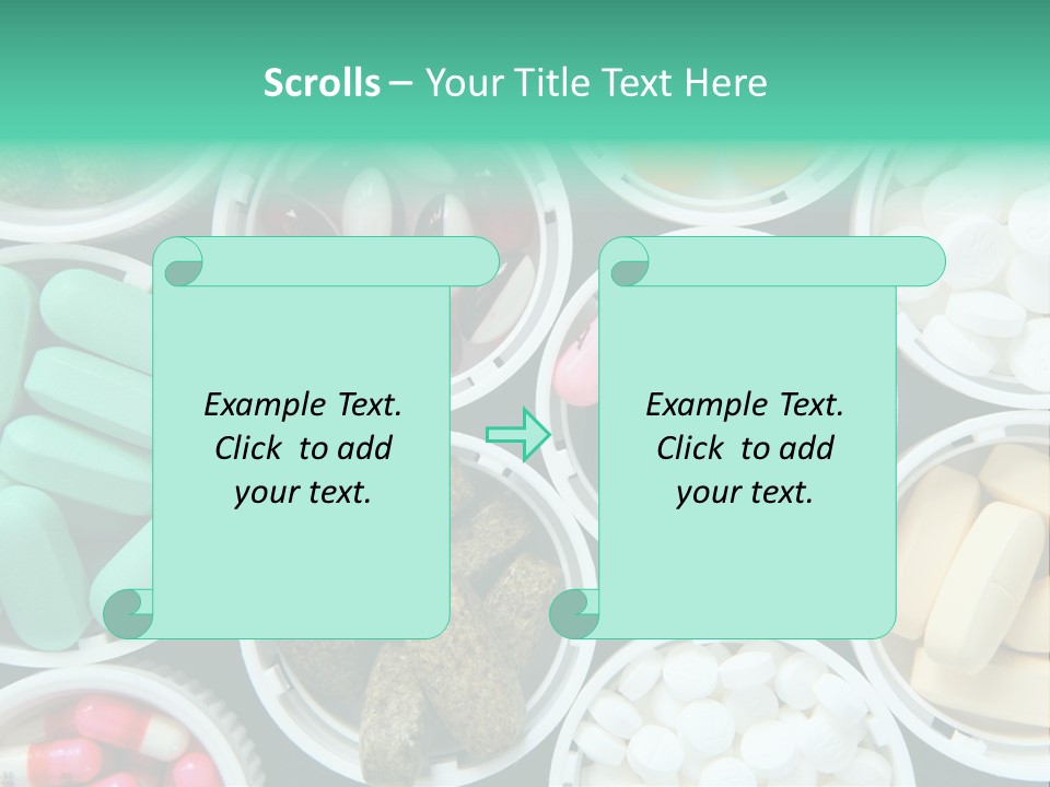 Pharmacy Drug Bottle PowerPoint Template