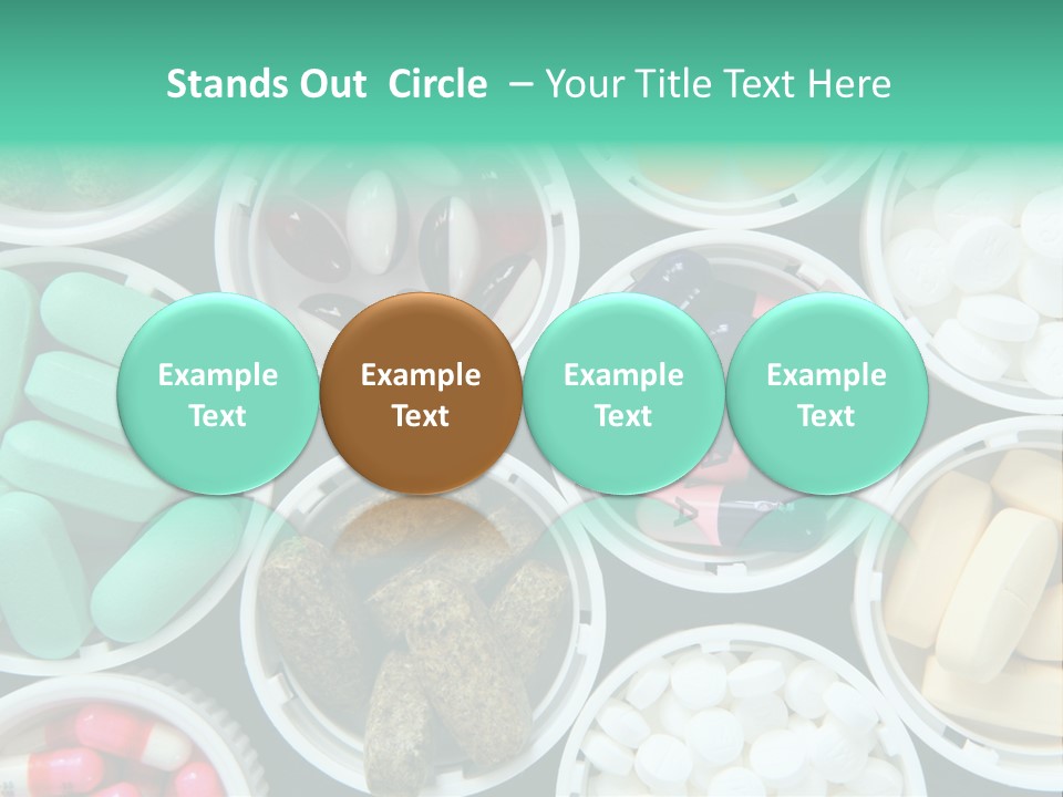 Pharmacy Drug Bottle PowerPoint Template