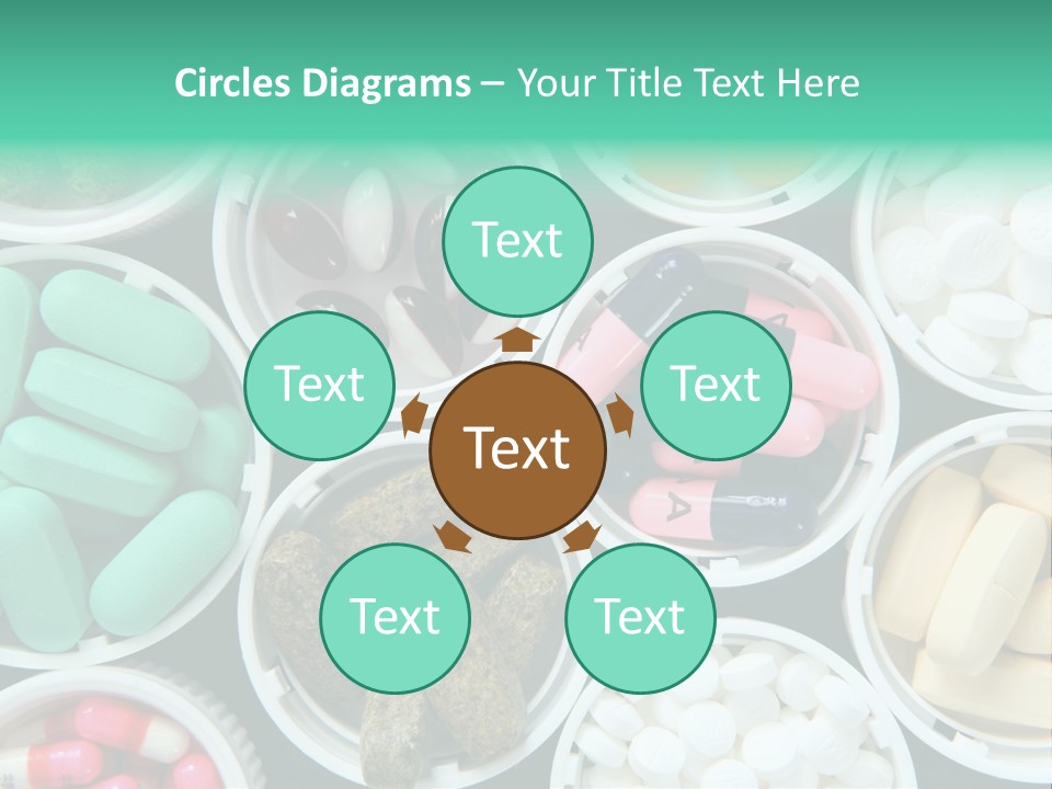 Pharmacy Drug Bottle PowerPoint Template