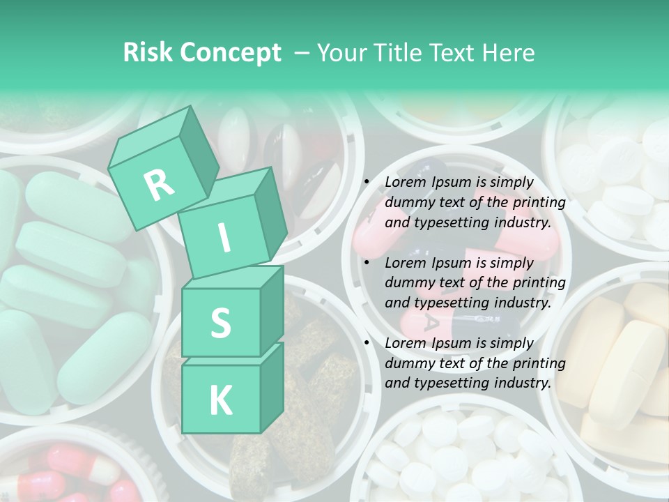Pharmacy Drug Bottle PowerPoint Template