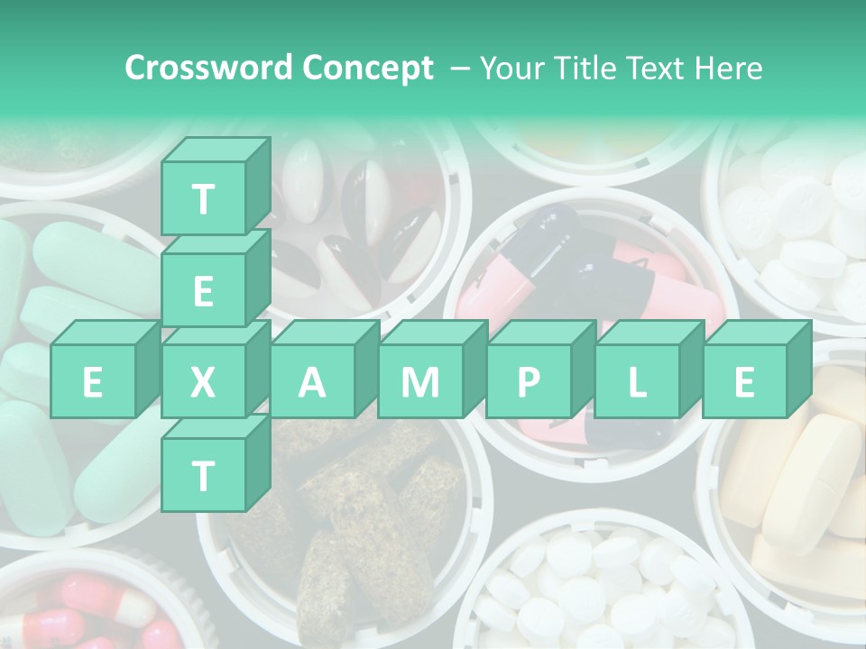 Pharmacy Drug Bottle PowerPoint Template