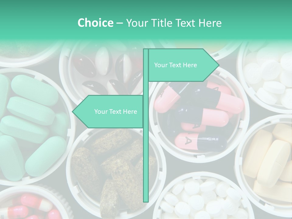 Pharmacy Drug Bottle PowerPoint Template