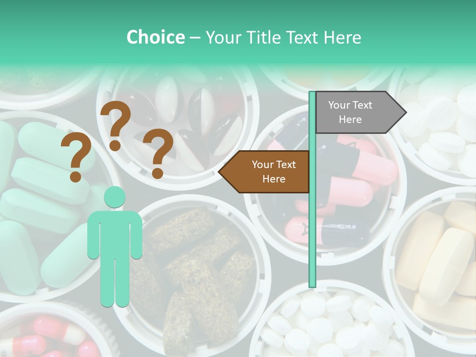 Pharmacy Drug Bottle PowerPoint Template