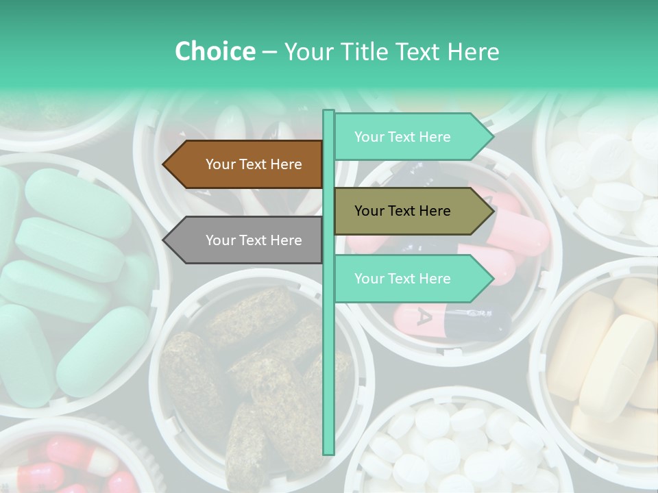 Pharmacy Drug Bottle PowerPoint Template