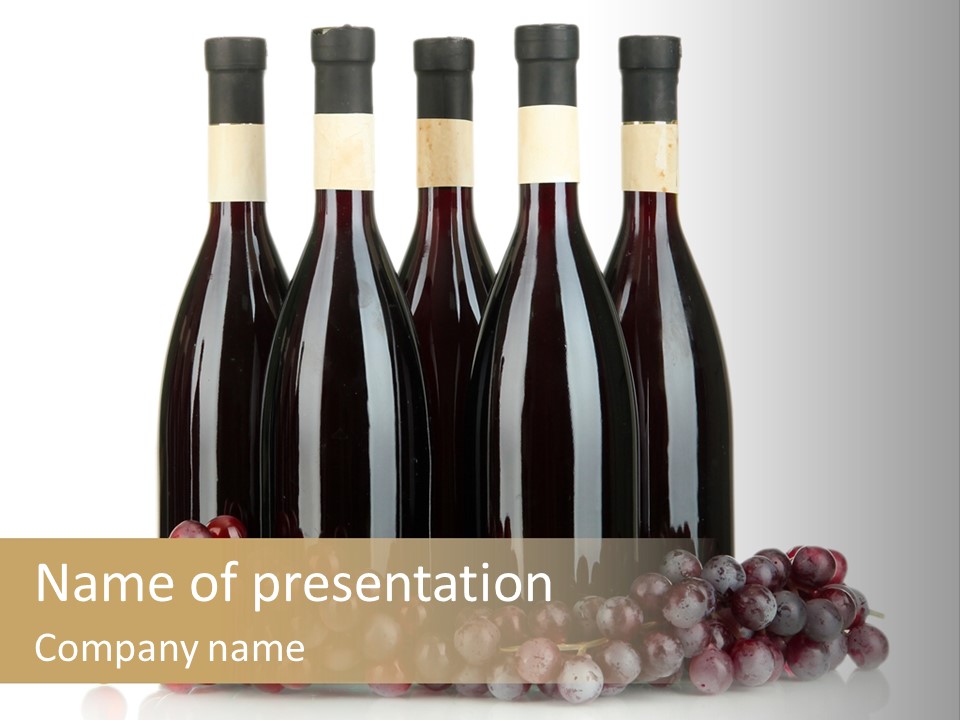 Grape Harvest Aroma PowerPoint Template