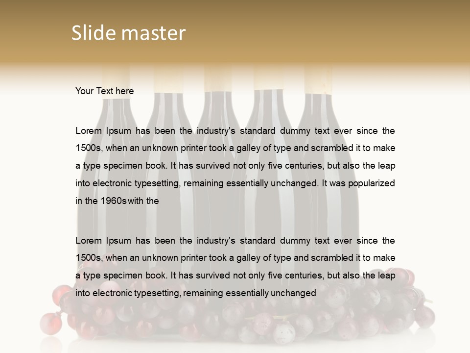 Grape Harvest Aroma PowerPoint Template