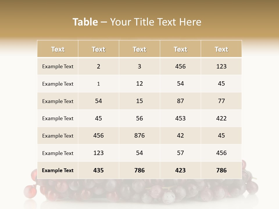 Grape Harvest Aroma PowerPoint Template